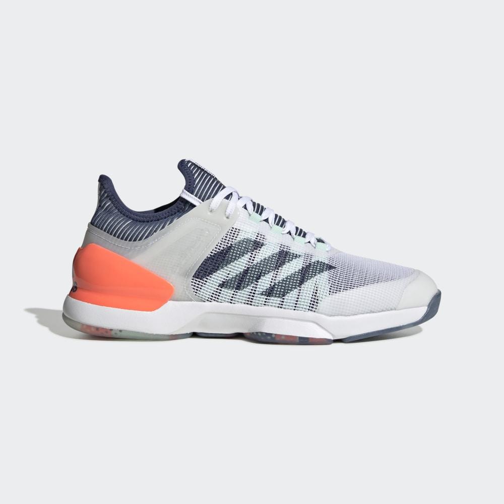Pantofi Tenis Adidas Adizero Ubersonic 2.0 Barbati Romania - Albi/Indigo/Corai FU9468